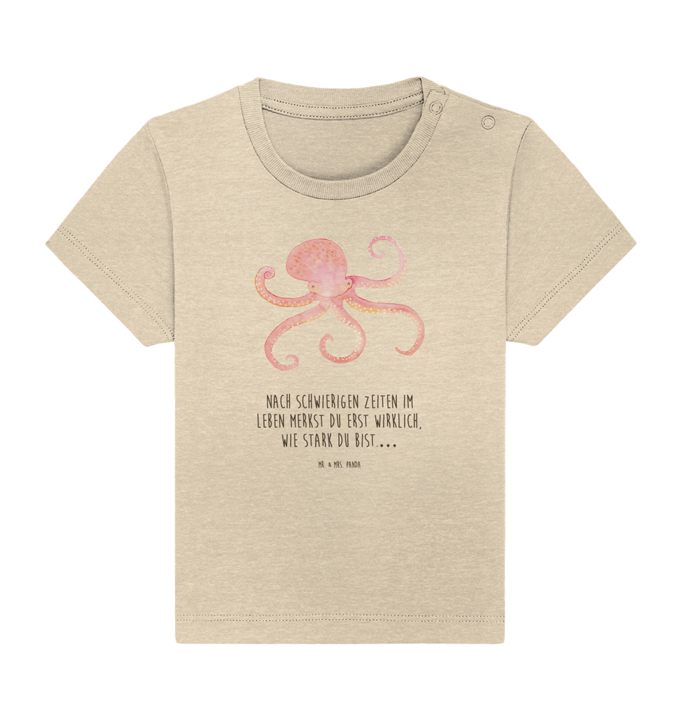 Organic Baby Shirt Tintenfisch Baby T-Shirt, Jungen Baby T-Shirt, Mädchen Baby T-Shirt, Shirt, Tiermotive, Gute Laune, lustige Sprüche, Tiere, Meer, Meerestier, Krake, Tintenfisch, Arme, Wasser, Ozean