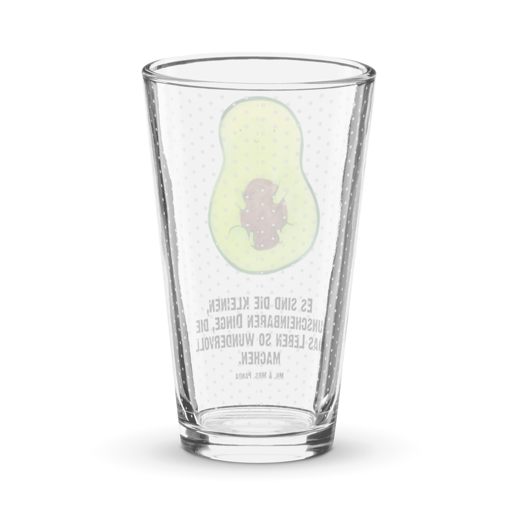 Premium Trinkglas Avocado mit Kern Trinkglas, Glas, Pint Glas, Bierglas, Cocktail Glas, Wasserglas, Avocado, Veggie, Vegan, Gesund, Avokado, Avocadokern, Kern, Pflanze, Spruch Leben