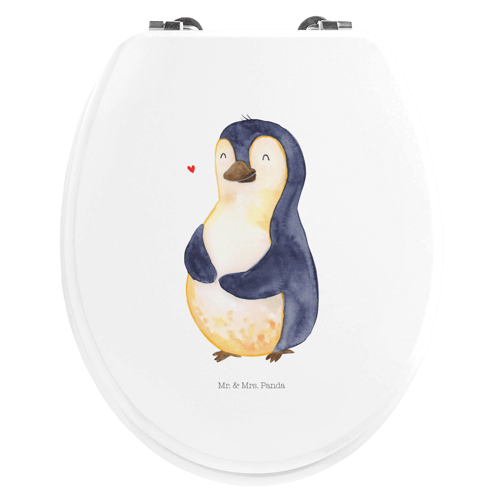 Motiv WC Sitz Pinguin Diät Klobrille, Klodeckel, Toilettendeckel, WC-Sitz, Toilette, Pinguin, Pinguine, Diät, Abnehmen, Abspecken, Gewicht, Motivation, Selbstliebe, Körperliebe, Selbstrespekt