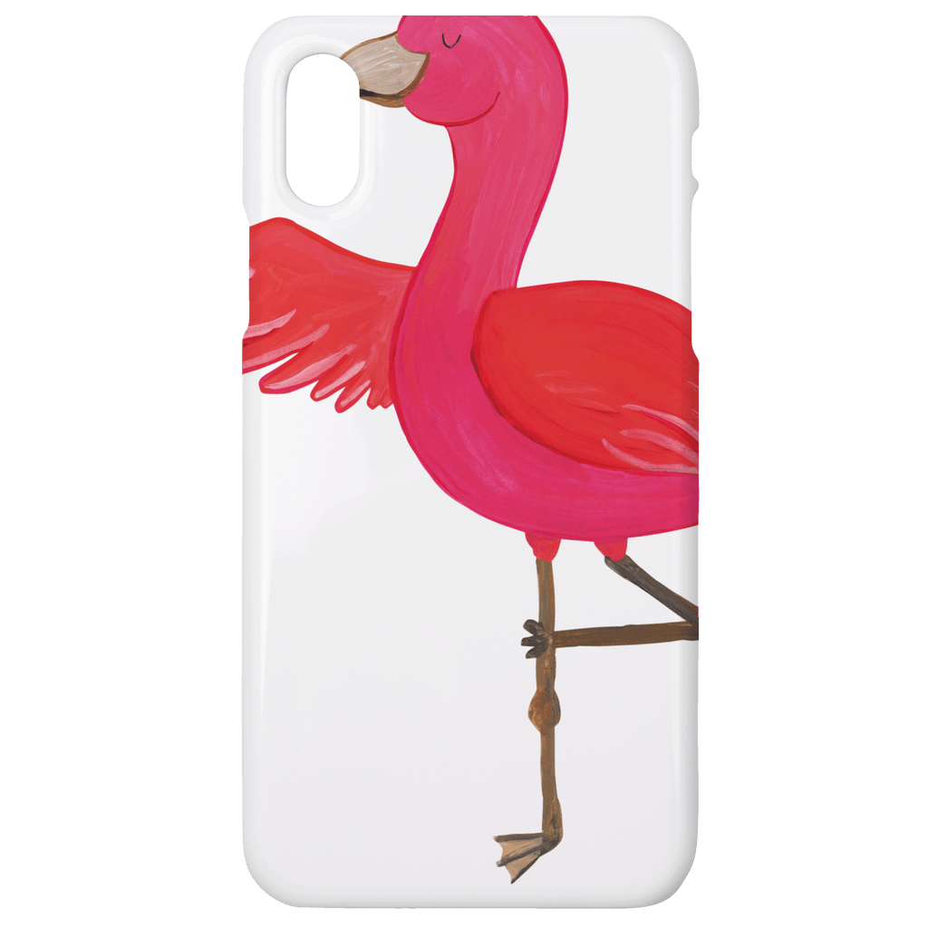 Handyhülle Flamingo Yoga Handyhülle, Handycover, Cover, Handy, Hülle, Iphone 10, Iphone X, Flamingo, Vogel, Yoga, Namaste, Achtsamkeit, Yoga-Übung, Entspannung, Ärger, Aufregen, Tiefenentspannung