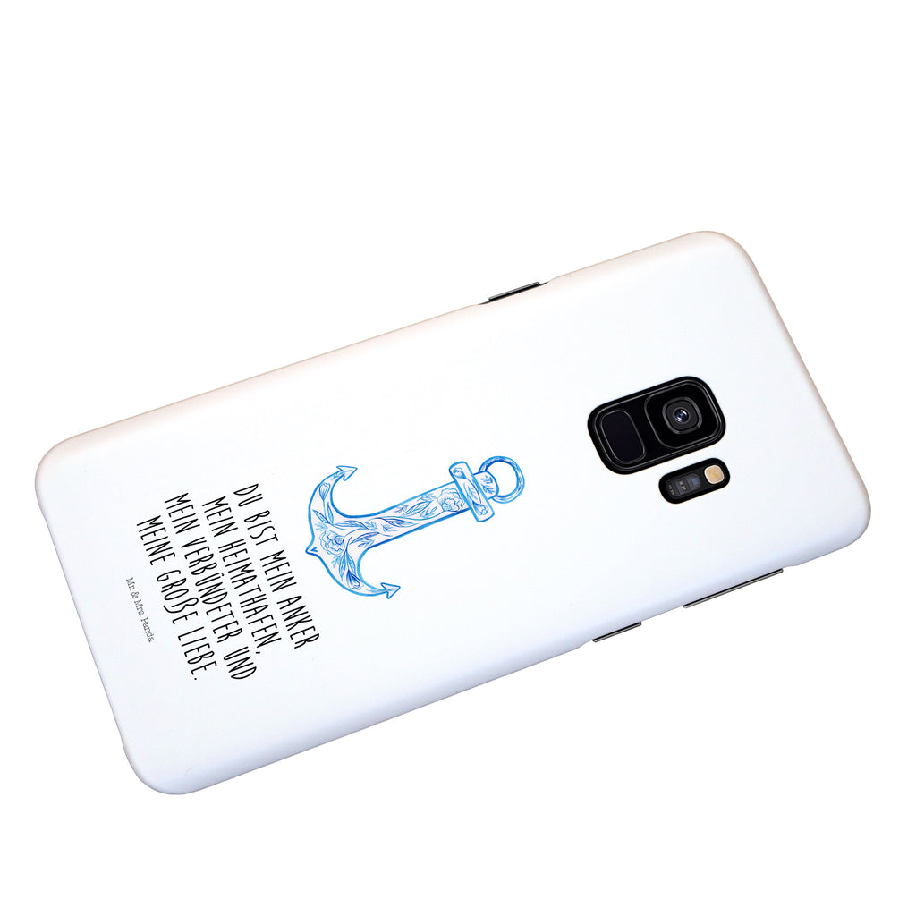 Handyhülle Anker Blau Samsung Galaxy S9, Handyhülle, Smartphone Hülle, Handy Case, Handycover, Hülle, Tiermotive, Gute Laune, lustige Sprüche, Tiere