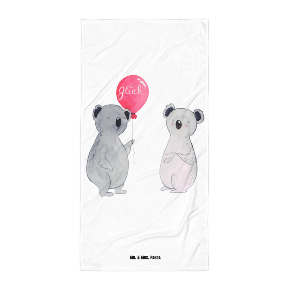 XL Badehandtuch Koala Luftballon Handtuch, Badetuch, Duschtuch, Strandtuch, Saunatuch, Koala, Koalabär, Luftballon, Party, Geburtstag, Geschenk