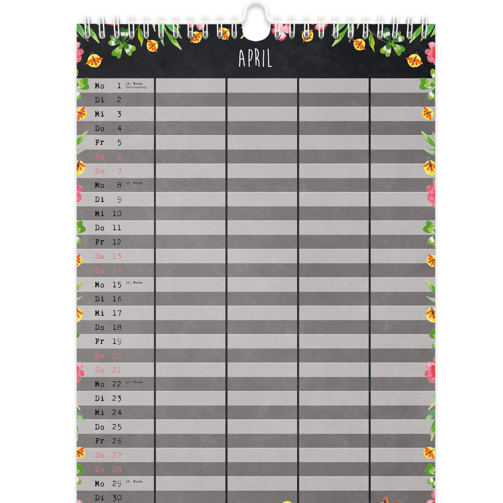 Familienkalender 2024 - Mit Karacho ins Glück Familienplaner, Kalender, Jahreskalender, Terminplaner, Kalender mit Feiertagen, Tiermotive, Gute Laune, lustige Sprüche, Tiere