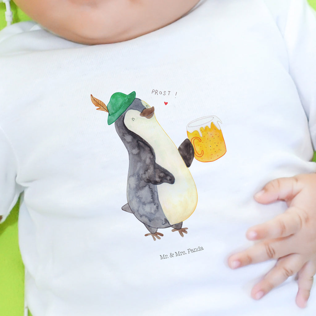 Organic Baby Shirt Pinguin Bier Baby T-Shirt, Jungen Baby T-Shirt, Mädchen Baby T-Shirt, Shirt, Pinguin, Pinguine, Bier, Oktoberfest