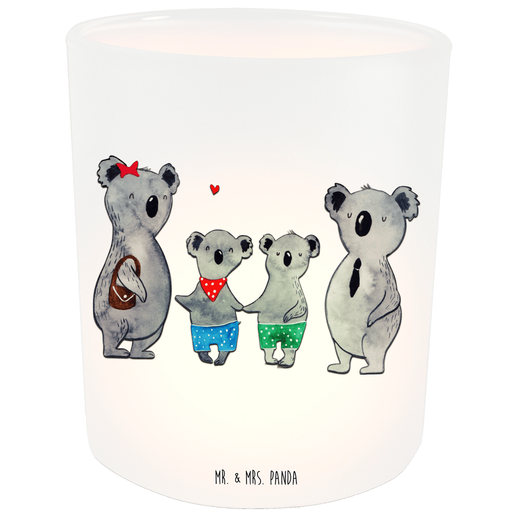 Windlicht Koala Familie zwei Windlicht Glas, Teelichtglas, Teelichthalter, Teelichter, Kerzenglas, Windlicht Kerze, Kerzenlicht, Familie, Vatertag, Muttertag, Bruder, Schwester, Mama, Papa, Oma, Opa, Koala, Koalabär, beste Familie, Familienzeit, Familienleben, Koalafamilie, Lieblingsfamilie