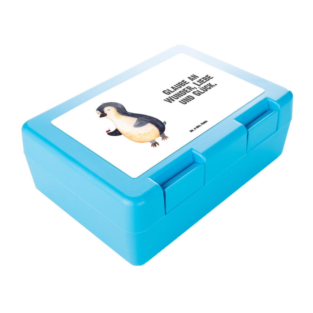Brotdose Pinguin Marienkäfer Brotbox, Snackbox, Lunch box, Butterbrotdose, Brotzeitbox, Pinguin, Pinguine, Marienkäfer, Liebe, Wunder, Glück, Freude, Lebensfreude