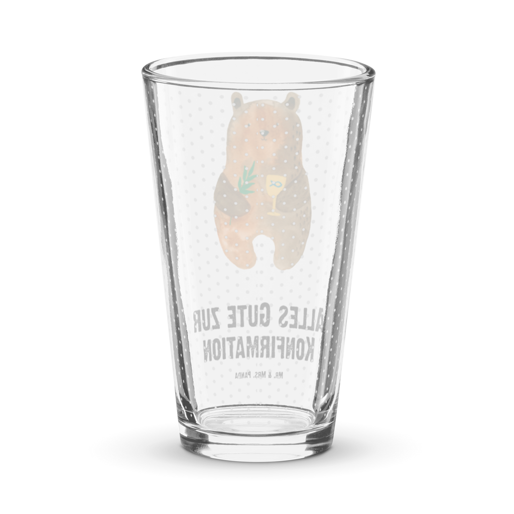 Premium Trinkglas Konfirmation-Bär Trinkglas, Glas, Pint Glas, Bierglas, Cocktail Glas, Wasserglas, Bär, Teddy, Teddybär, Konfirmation, Kirche, evangelisch, Gottesdienst