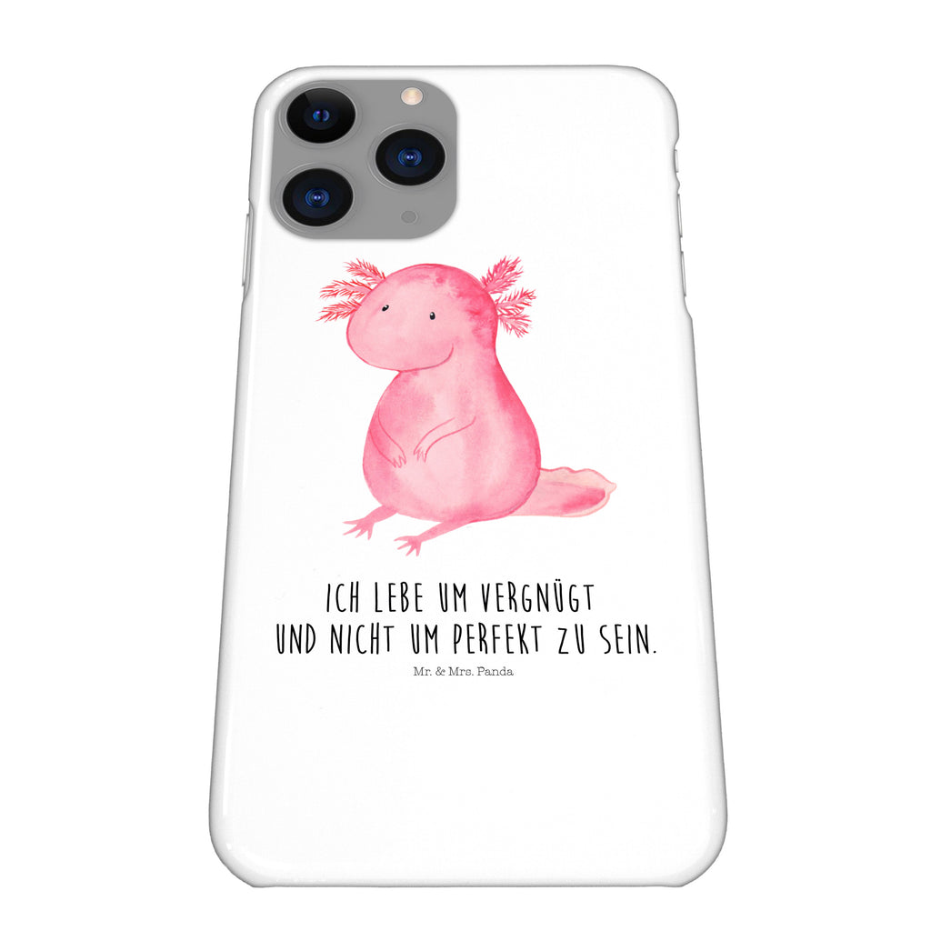 Handyhülle Axolotl Iphone 11, Handyhülle, Smartphone Hülle, Handy Case, Handycover, Hülle, Axolotl, Molch, Axolot, vergnügt, fröhlich, zufrieden, Lebensstil, Weisheit, Lebensweisheit, Liebe, Freundin