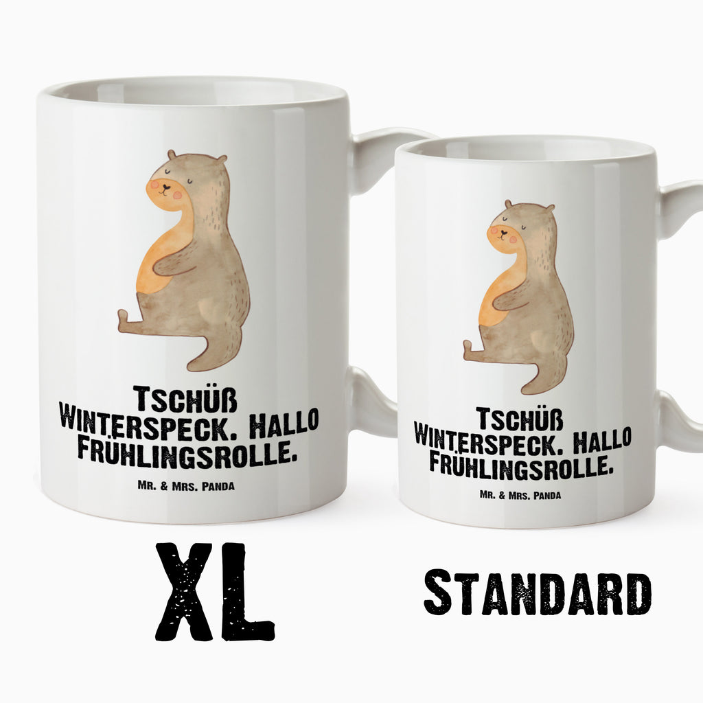 XL Tasse Otter Bauch XL Tasse, Große Tasse, Grosse Kaffeetasse, XL Becher, XL Teetasse, spülmaschinenfest, Jumbo Tasse, Groß, Otter, Fischotter, Seeotter, Otter Seeotter See Otter