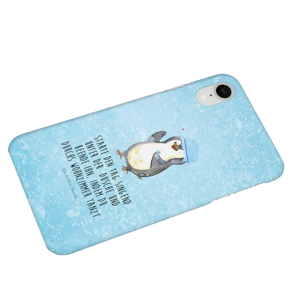 Handyhülle Pinguin Duschen Iphone 11, Handyhülle, Smartphone Hülle, Handy Case, Handycover, Hülle, Pinguin, Pinguine, Dusche, duschen, Lebensmotto, Motivation, Neustart, Neuanfang, glücklich sein