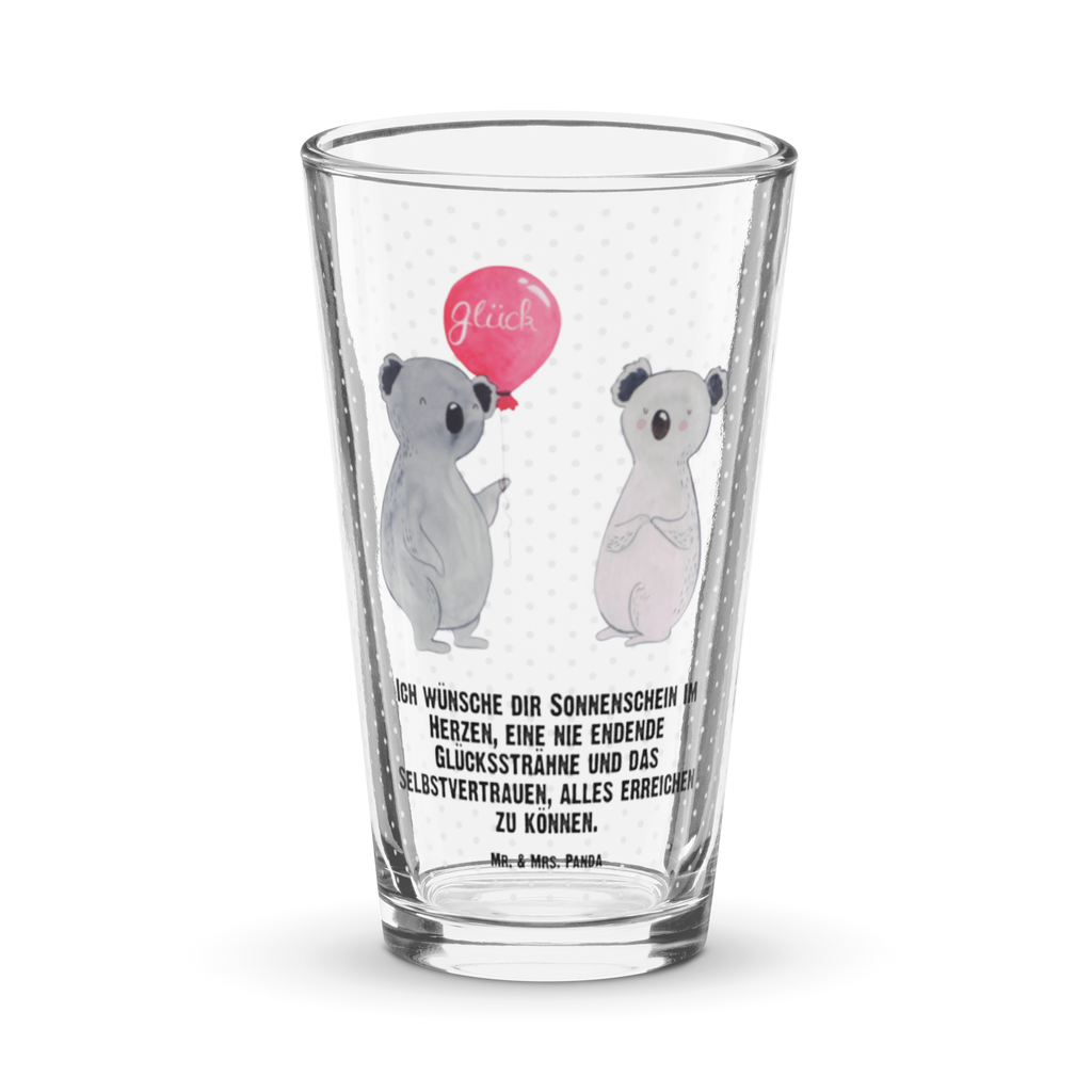 Premium Trinkglas Koala Luftballon Trinkglas, Glas, Pint Glas, Bierglas, Cocktail Glas, Wasserglas, Koala, Koalabär, Luftballon, Party, Geburtstag, Geschenk