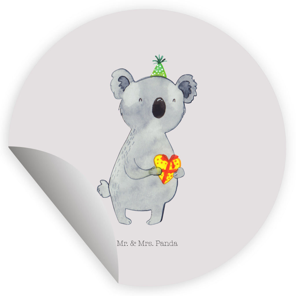 Rund Aufkleber Koala Geschenk Sticker, Aufkleber, Etikett, Koala, Koalabär, Geschenk, Geburtstag, Party