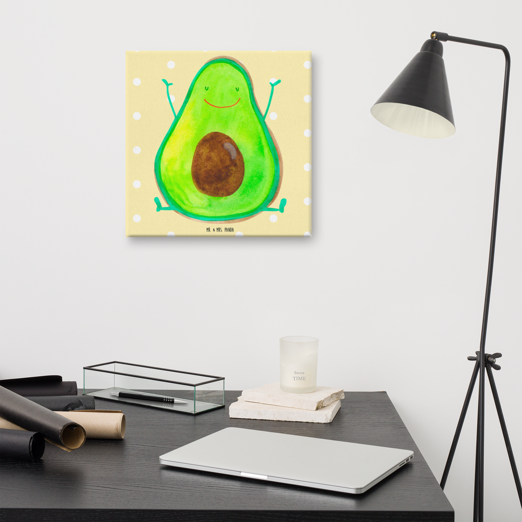 Leinwand Bild Avocado Happy Leinwand, Bild, Kunstdruck, Wanddeko, Dekoration, Avocado, Veggie, Vegan, Gesund, Chaos
