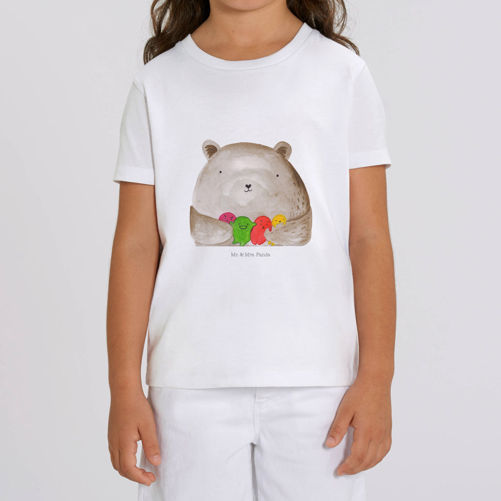 Organic Kinder T-Shirt Bär Gefühl Kinder T-Shirt, Kinder T-Shirt Mädchen, Kinder T-Shirt Jungen, Bär, Teddy, Teddybär, Wahnsinn, Verrückt, Durchgedreht