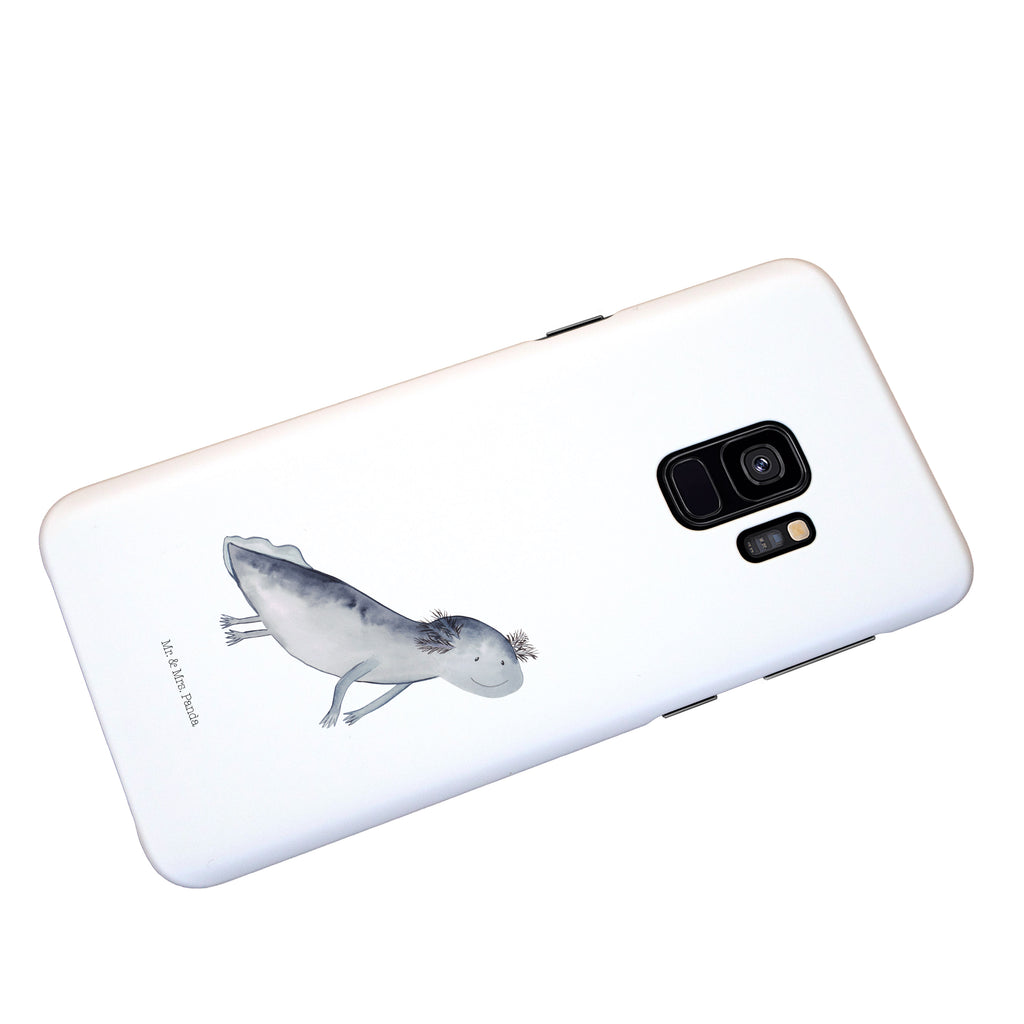 Handyhülle Axolotl Schwimmen Samsung Galaxy S9, Handyhülle, Smartphone Hülle, Handy Case, Handycover, Hülle, Axolotl, Molch, Axolot, Schwanzlurch, Lurch, Lurche, Problem, Probleme, Lösungen, Motivation
