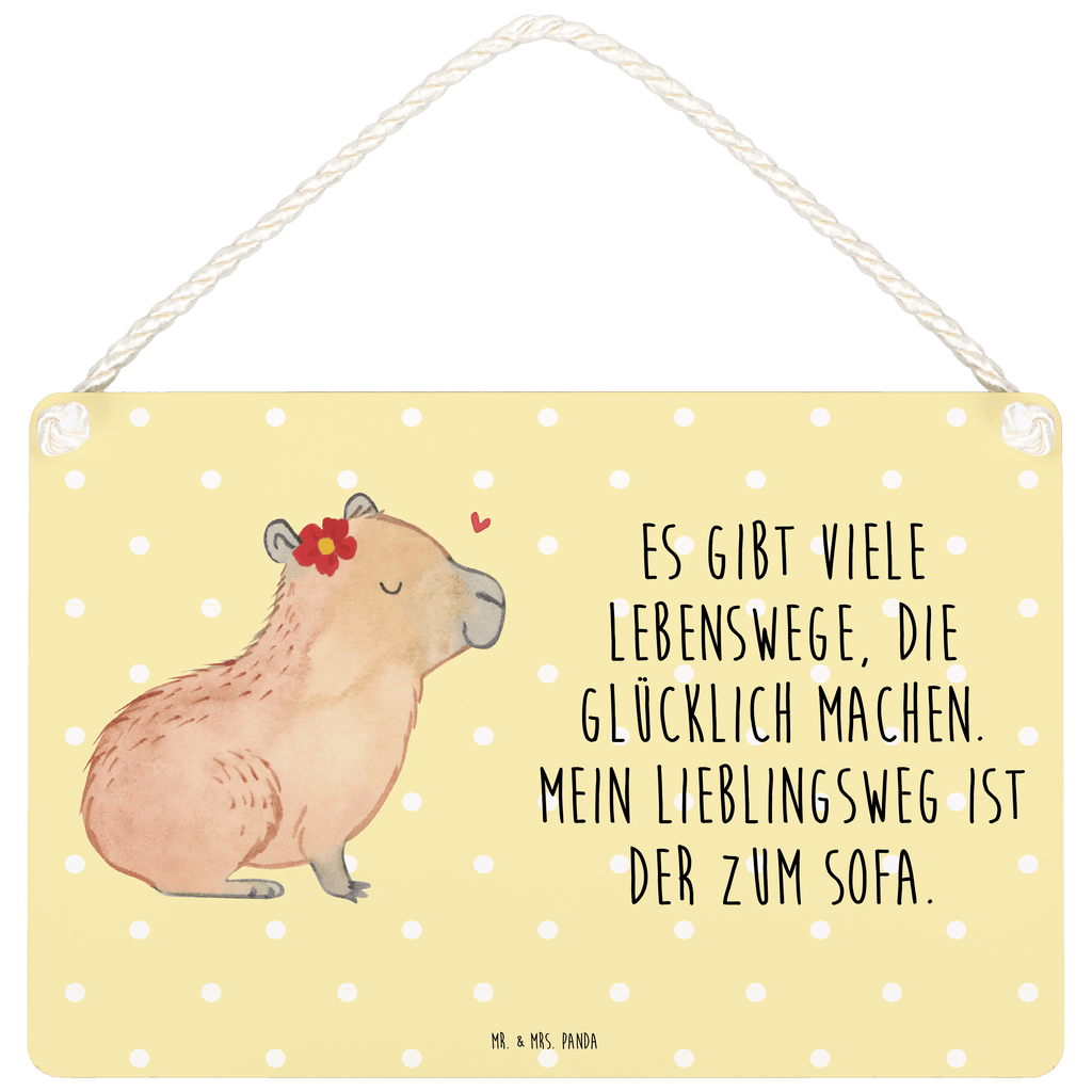 Deko Schild Capybara Blume Dekoschild, Deko Schild, Schild, Tür Schild, Türschild, Holzschild, Wandschild, Wanddeko, Tiermotive, Gute Laune, lustige Sprüche, Tiere, Capybara