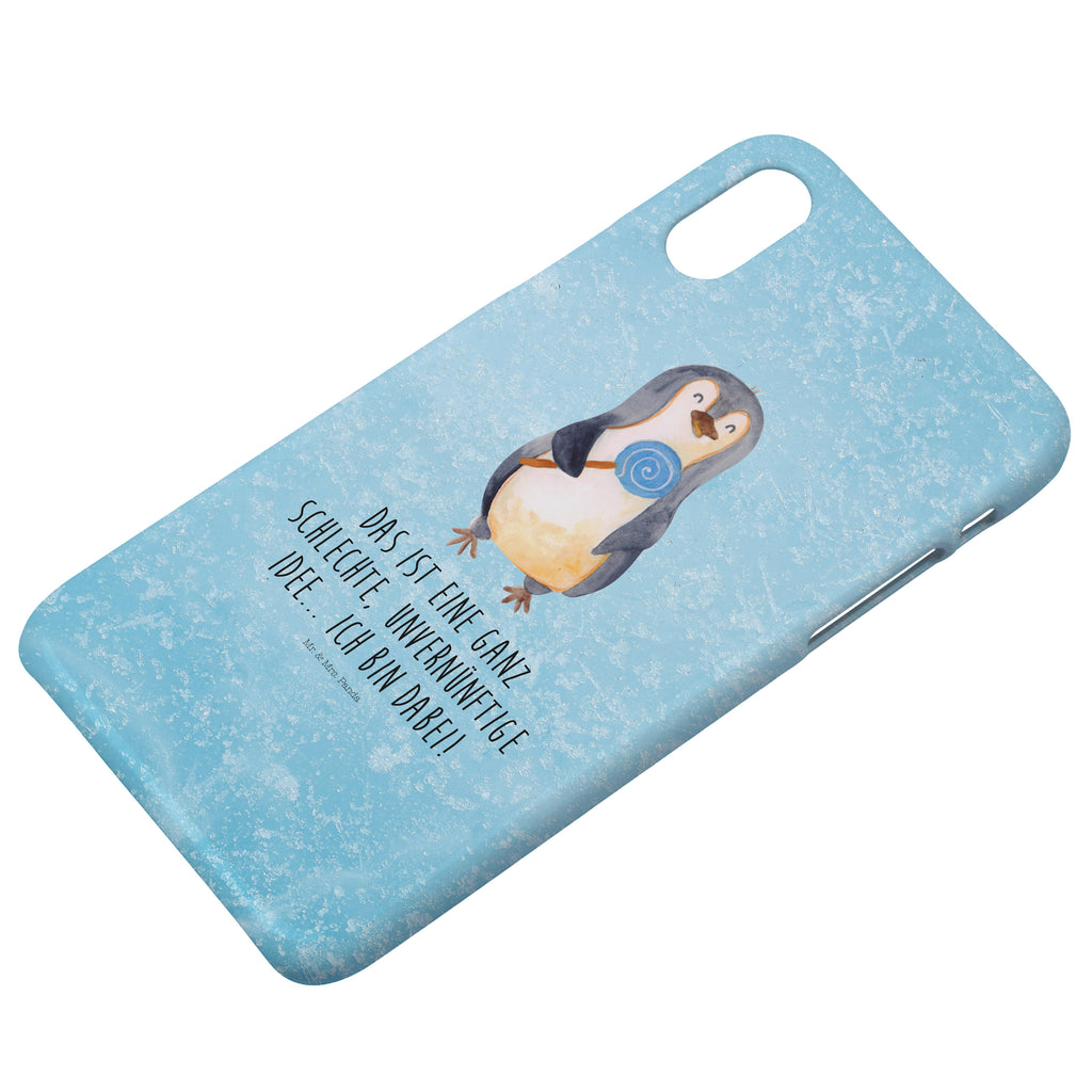 Handyhülle Pinguin Lolli Iphone XR Handyhülle, Iphone XR, Handyhülle, Premium Kunststoff, Pinguin, Pinguine, Lolli, Süßigkeiten, Blödsinn, Spruch, Rebell, Gauner, Ganove, Rabauke