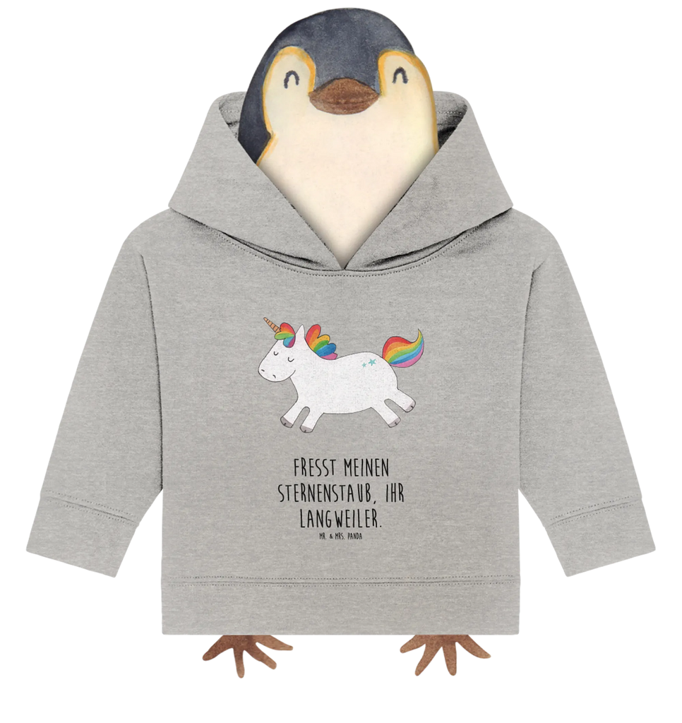 Organiczna bluza z kapturem dla niemowląt Jednorożec Szczęśliwy Baby Kapuzenshirt, Baby Hoodie, Baby Kapuzensweatshirt, Baby Pullover, Einhörner, Einhorn Deko, Unicorn, Einhorn, Lächeln, glücklich, Spannend, Witzig, Spaß, Fröhlich, Lachen, Freude, Lebensfreude