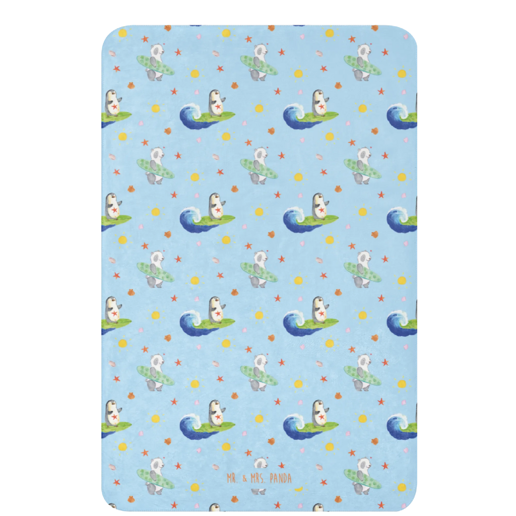 Sherpa cuddly blanket Penguin surfer Pinguin, Portugal, Urlaub, Hawaii, Wellen, surfen, Surfer, Wellen reiten, Pinguine