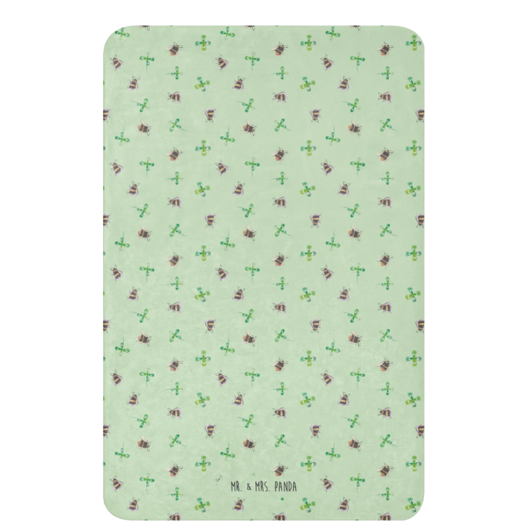 Sherpa cuddly blanket bumblebees shamrock small animals, cute, funny, cute animal motives, hand drawn, small world, funny sayings, good mood, happy, gifts, gift ideas, special gifts, animal lover, card, be happy, become happy, bee, saying beautiful, saying happy, saying positive, bee decoration, bumblebee