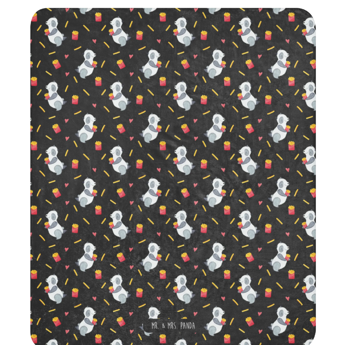 Koc Sherpa Panda frytki Kuscheldecke, Plaid, Couchdecke, Sherpa Decke, Heimdecke, Schmusedecke, Flauschdecke, Sherpa-Decke, Überwurf, Tagesdecke, Wohndecke, Sofadecke, Kuscheldecke groß, Winterdecke, Decke, Plüschdecke, Wärmedecke, Pommes, Panda Muster, Pommes Muster, Panda