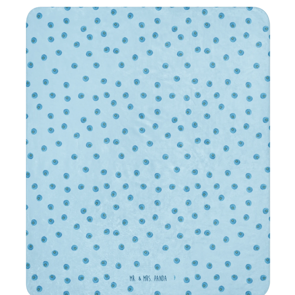 Sherpa cuddly blanket Blue Blueberries Blaubeeren Muster, Blueberries, Heidelbeeren Muster
