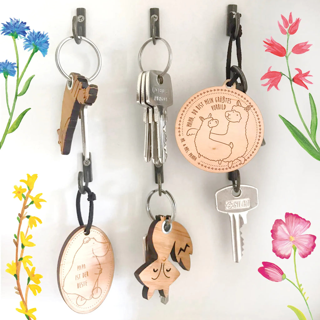 Brelok na klucze Mama i Tata Mama Alpaki Rodzina, Dzień Ojca, Dzień Matki, brat, siostra, mama, tata, babcia, dziadek