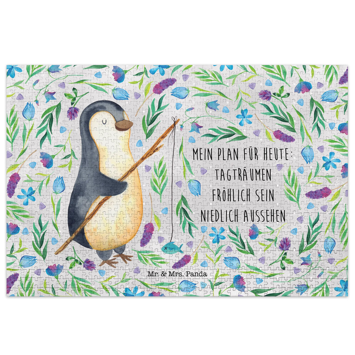 Puzzle pieces Penguin angler puzzle, 500 pieces, Puzzle, Penguin, North Pole, Winter, Penguins, gift, new start, vacation, penguin, planner, motivation, hobby, daily schedule, plan, daydreams, gift idea, penguins, weekend, fishing, friends, angler