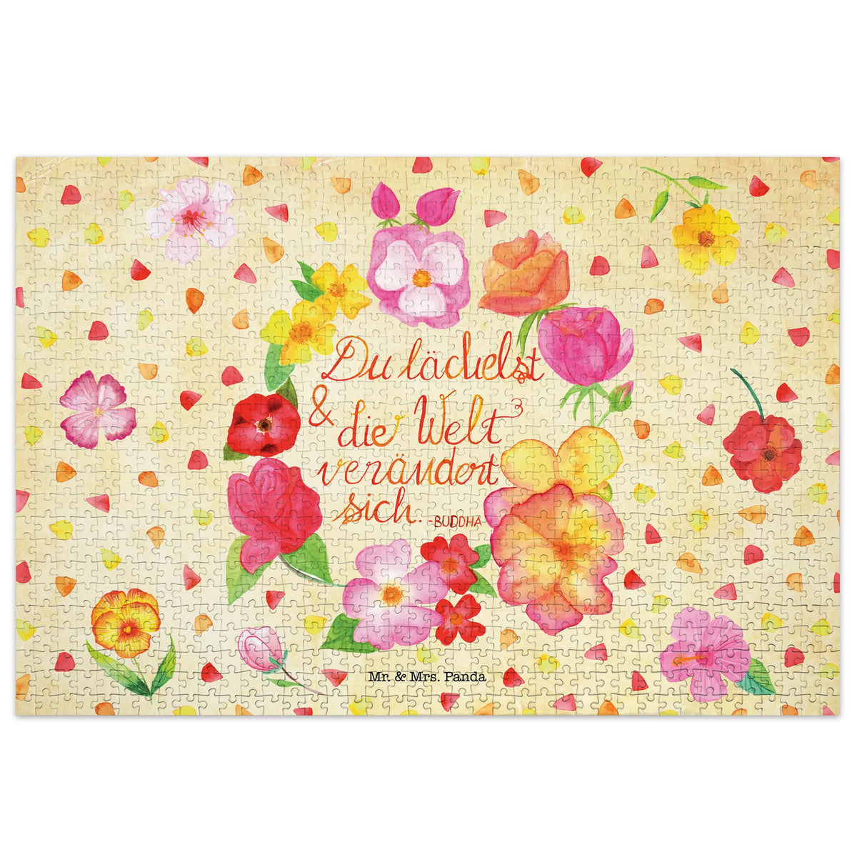 Puzzle You smile Puzzle, 1000 pieces, Nature, joy of life, love, laughter saying, gift girlfriend, smile, be happy, quote Buddha, saying positive, world changes, quote beautiful