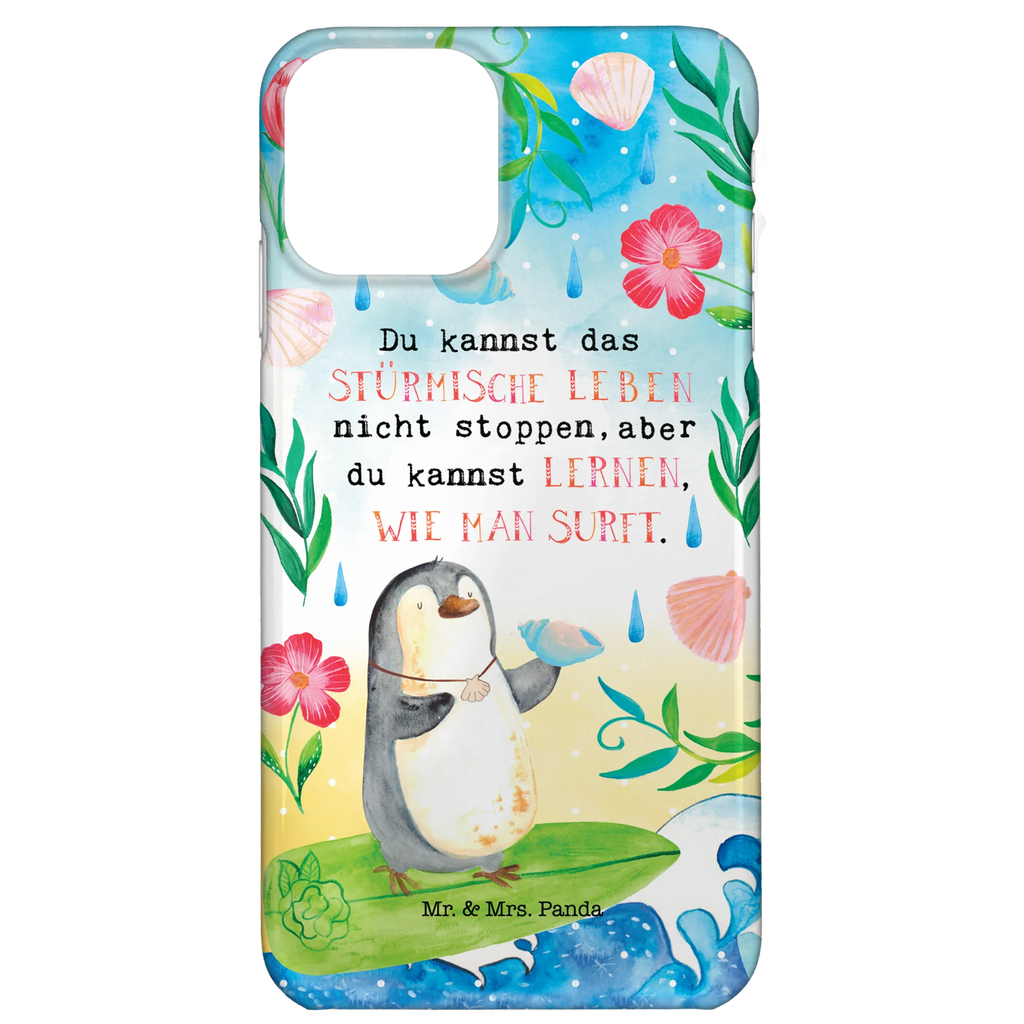 Phone case Penguin Surfing mobile phone case, mobile cover, Iphone X, cover, mobile phone, case, Iphone 10, Penguin, North Pole, Winter, Penguins