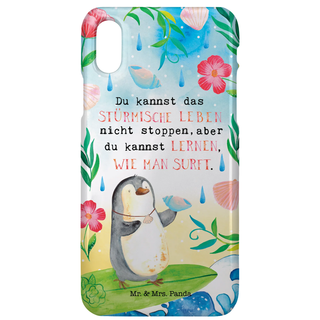 Phone case Penguin Surfing mobile phone case, mobile cover, Iphone X, cover, mobile phone, case, Iphone 10, Penguin, North Pole, Winter, Penguins