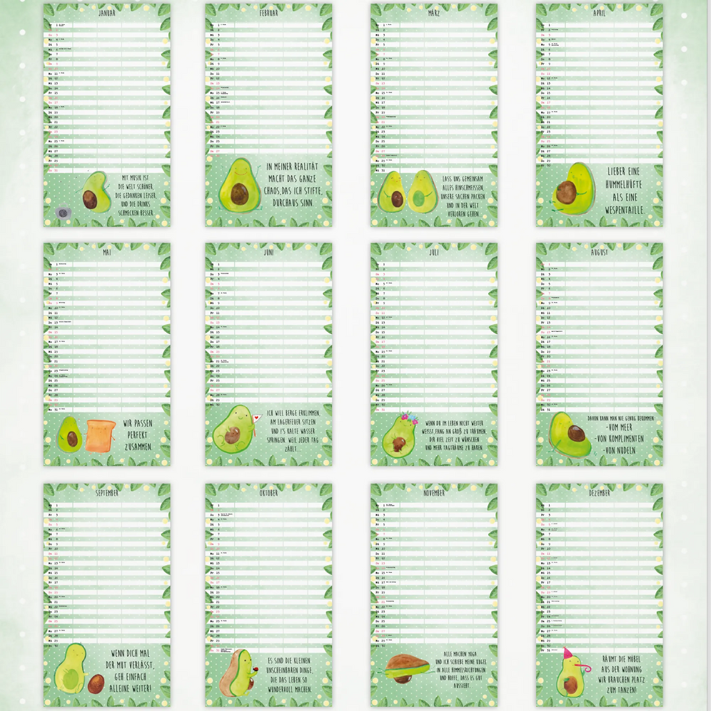 Terminplaner 2026 Avocado Collection Wandplaner, Familienplaner, Kalender mit Feiertagen, Posterkalender, Terminplaner, Wand, Bürokalender, Kalender Poster, Jahreskalender, Design Kalender, Weihnachtsgeschenk, Tierkalender, Kalender mit Sprüchen, Kalender, Jahreskalender 2021, Kunstkalender, Jahreskalender Wand, Küchenkalender, Avocado, Veggie, Vegan, Gesund