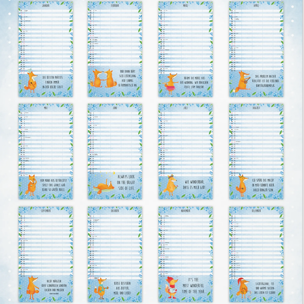 Family calendar 2026 Fuchs Collection family planner, 2020 family calendar, family calendar, animal lover, foxes, forest wildlife, clever as a fox