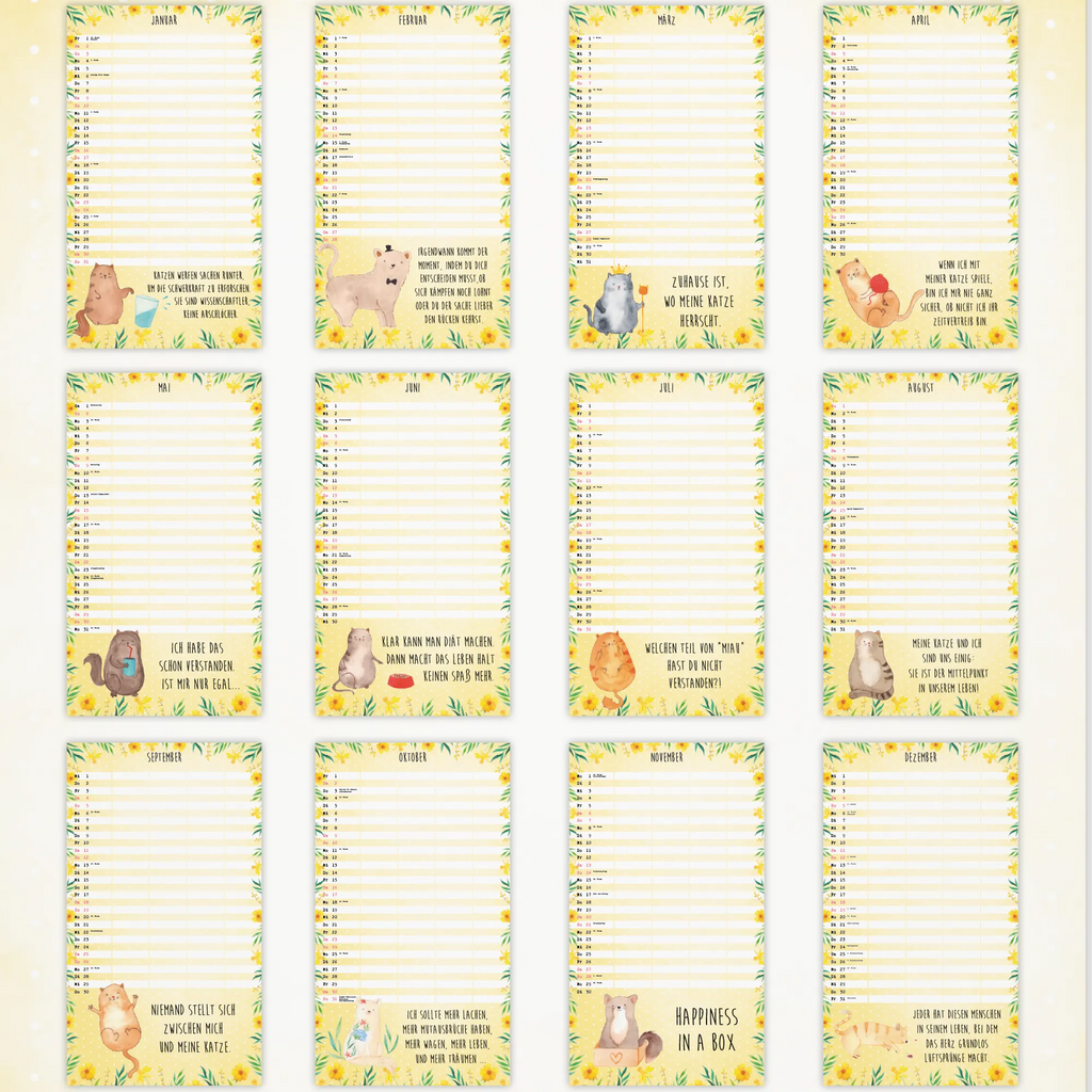 Family calendar 2026 Katze Collection 2020 family calendar, family calendar, family planner, animal lover, tomcat, kitty, meow, kitten, housecat, mama cat, love cats, cat image, cat fan, cat lover, cat fancier, cat decoration, gift for cat lover, cat owner, funny cats, cat sayings, cat motto, funny cat gifts, fan merchandise, cat stuff