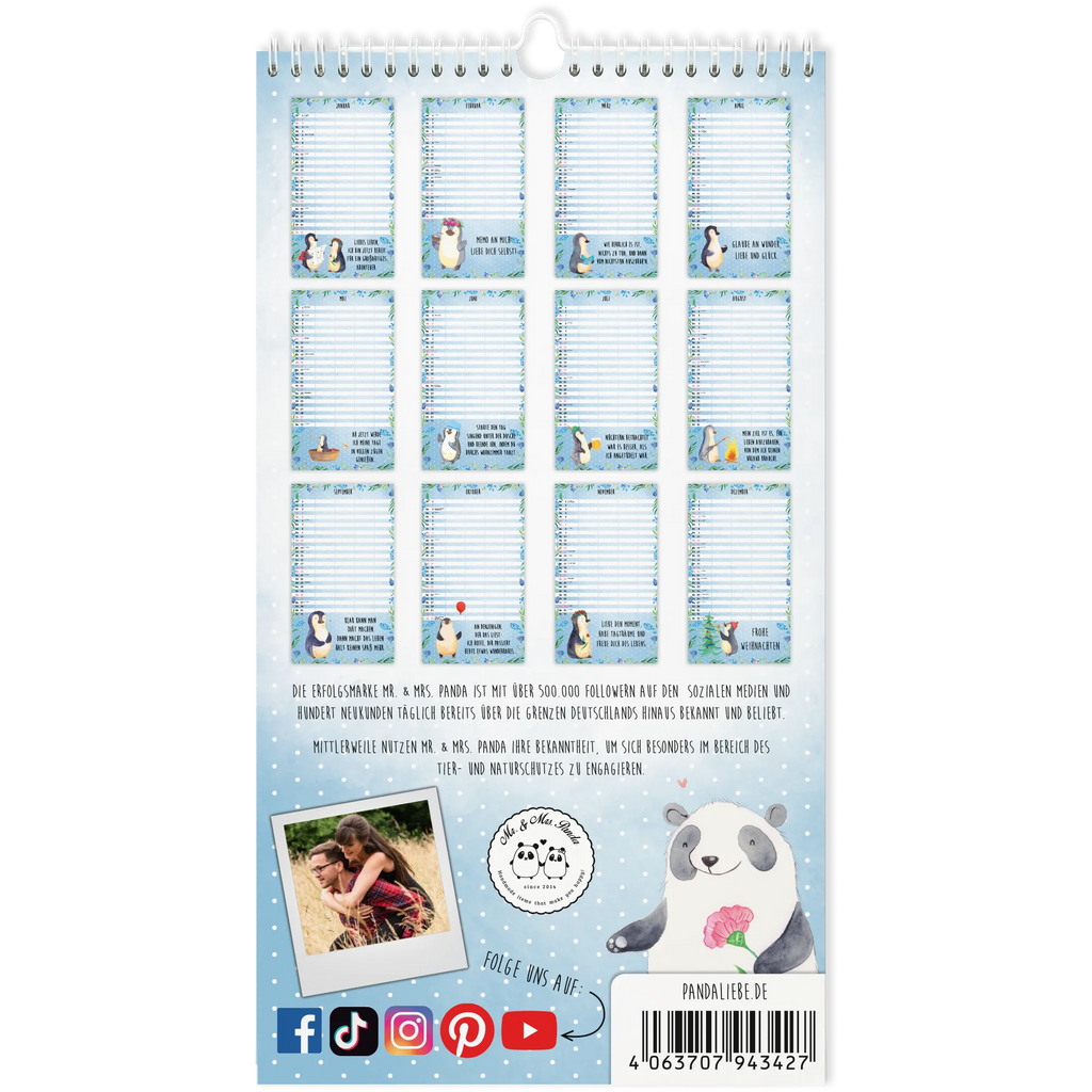 Family calendar 2026 Pinguin Collection 2020 family calendar, family planner, family calendar, North Pole, Penguins