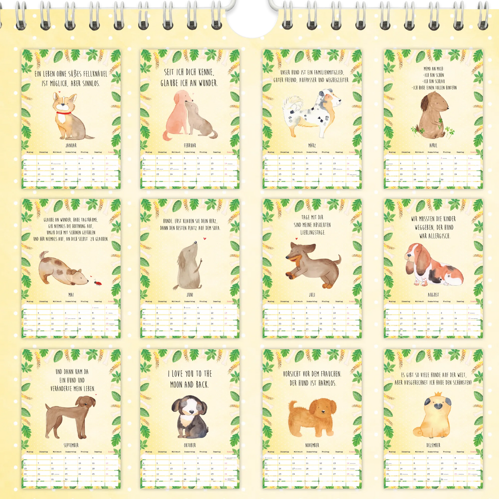 Wall calendar 2026 Hund Collection appointment planner, calendar, annual calendar, Wall calendar, dog breed, mutt, hound, woof, dog mama, love dogs, love for dogs, dog decorative items, bag with dog print, funny gifts for dog owners, what do you give a dog lover, Christmas gifts for dogs, gifts for dogs, dog sayings