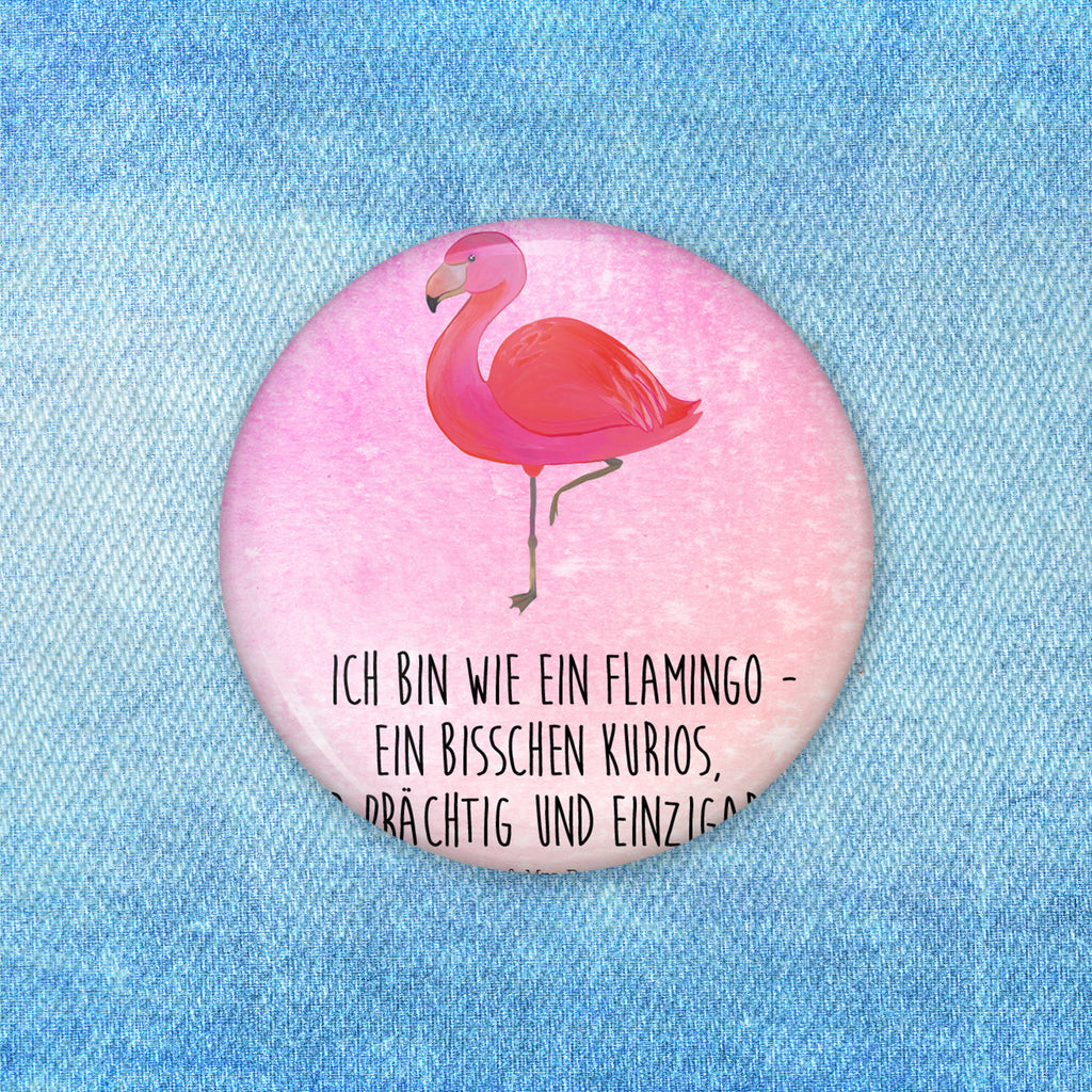 Button Flamingo classic 50mm Button, Button, Pin, Anstecknadel, Flamingo, Einzigartig, Selbstliebe, Stolz, ich, für mich, Spruch, Freundin, Freundinnen, Außenseiter, Sohn, Tochter, Geschwister