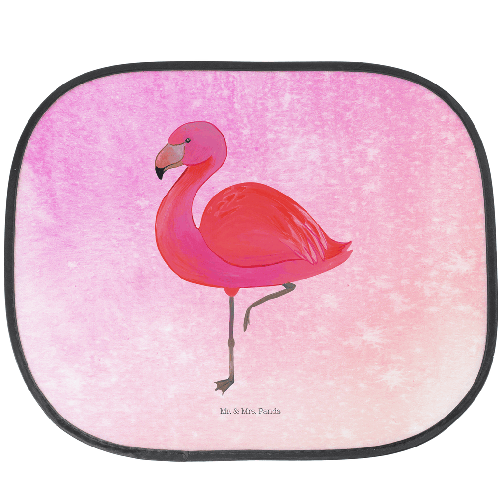 Auto Sonnenschutz, Sonnenblende mit Namen und Motiv Flamingo