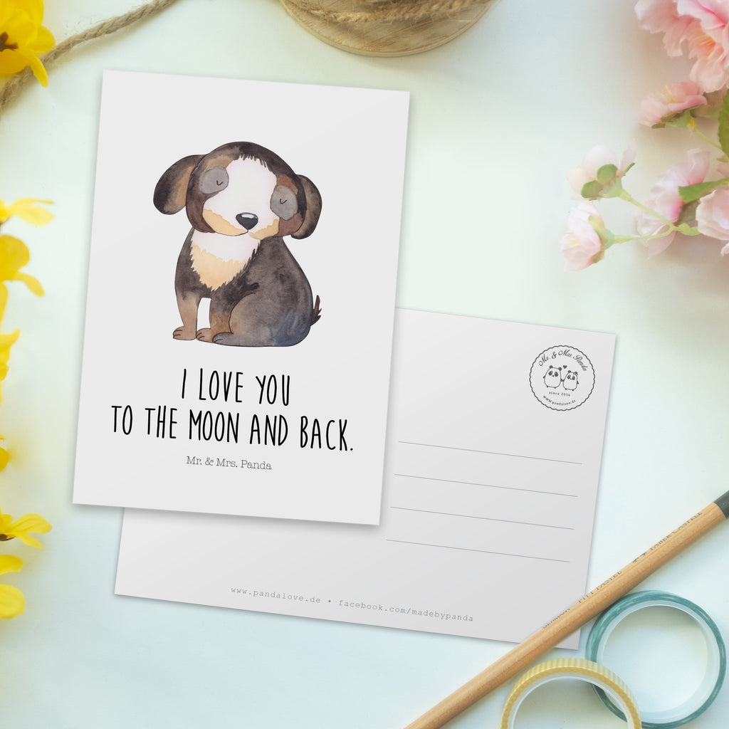 Postkarte Hund entspannt Postkarte, Karte, Geschenkkarte, Grußkarte, Einladung, Ansichtskarte, Geburtstagskarte, Einladungskarte, Dankeskarte, Hund, Hundemotiv, Haustier, Hunderasse, Tierliebhaber, Hundebesitzer, Sprüche, schwarzer Hund, Hundeliebe, Liebe, Hundeglück