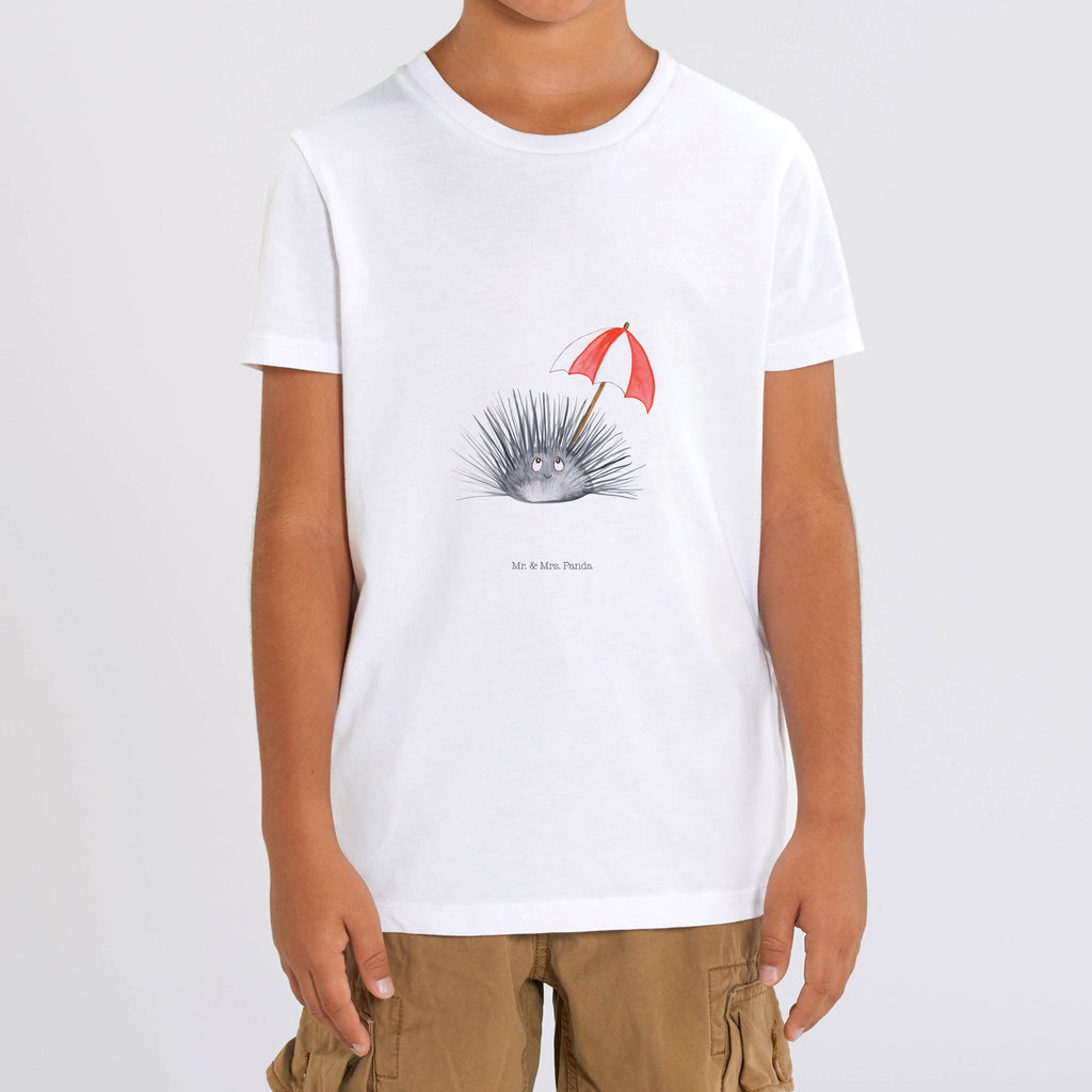 Organic Kinder T-Shirt Seeigel Seeigel, Achtsamkeit, Selbstakzeptanz, Selbstliebe, Hier und Jetzt, Leben, Lebe   Meerestiere, Meer, Urlaub