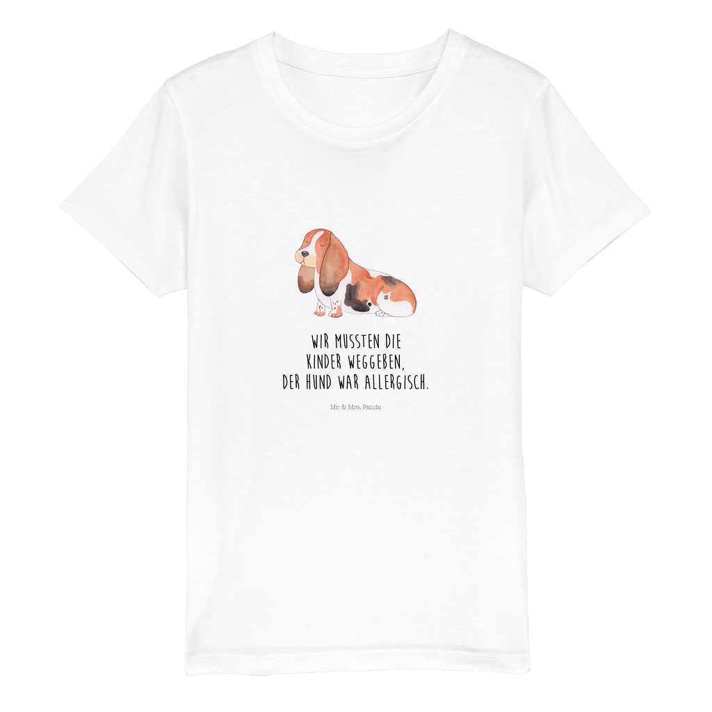 Organic Kinder T-Shirt Hund Basset Hound Hund, Basset Hound, Basset, Hundeliebe, kinderlos,    Hund, Hundemotiv, Haustier, Hunderasse, Tierliebhaber, Hundebesitzer, Sprüche