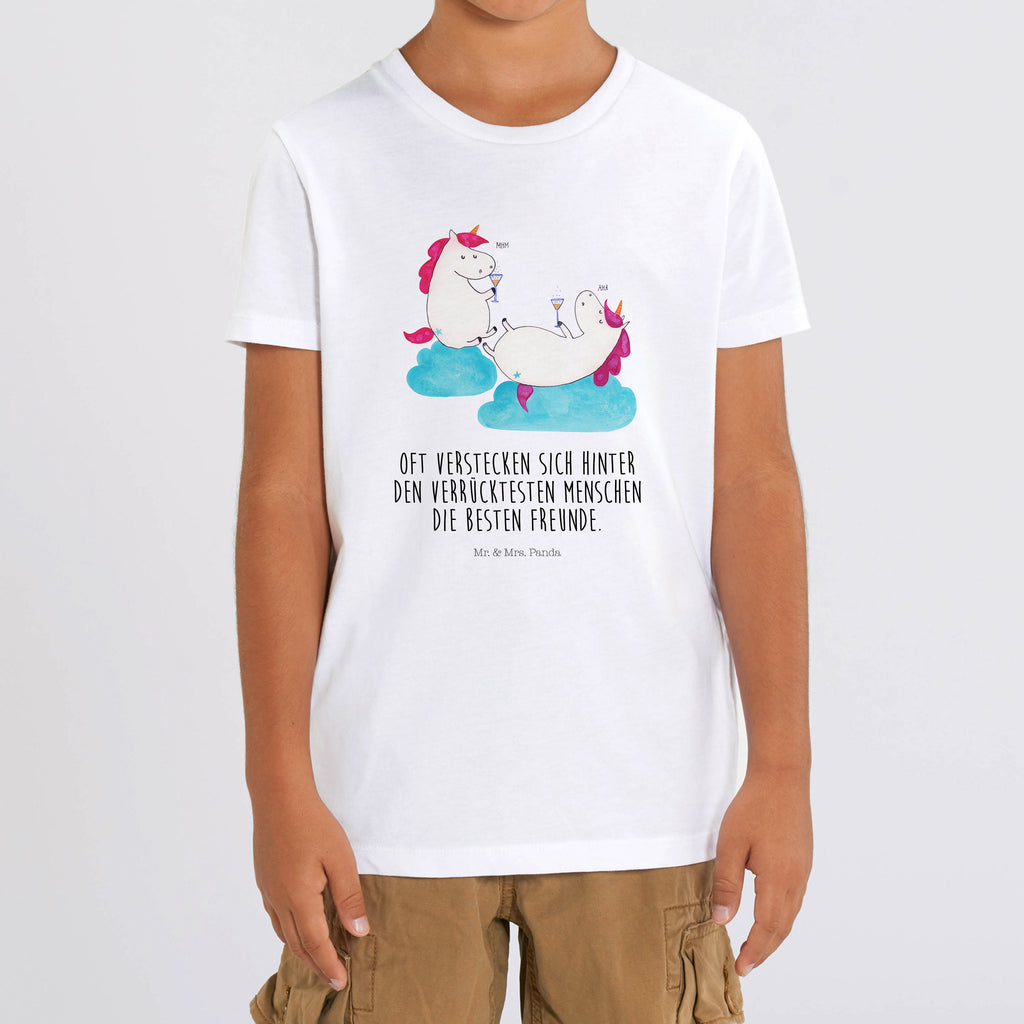 Kinder T-Shirt Einhörner Sekt